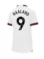 Manchester City Erling Haaland #9 Venkovní Dres pro Dámské 2023-24 Krátký Rukáv